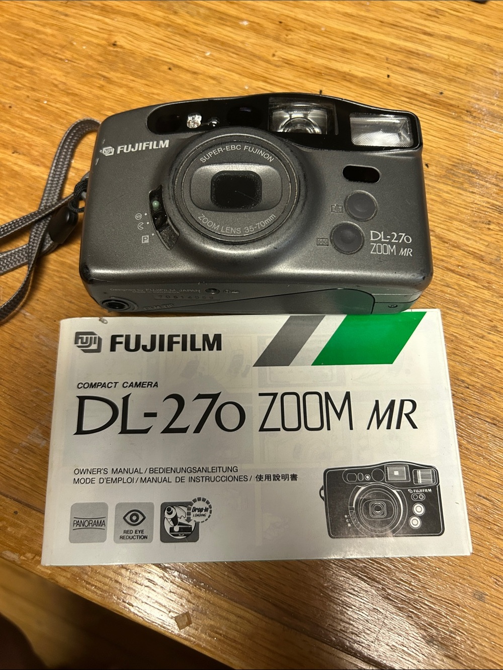 Fujifilm DL-270 Zoom MR Compact Camera in Black
